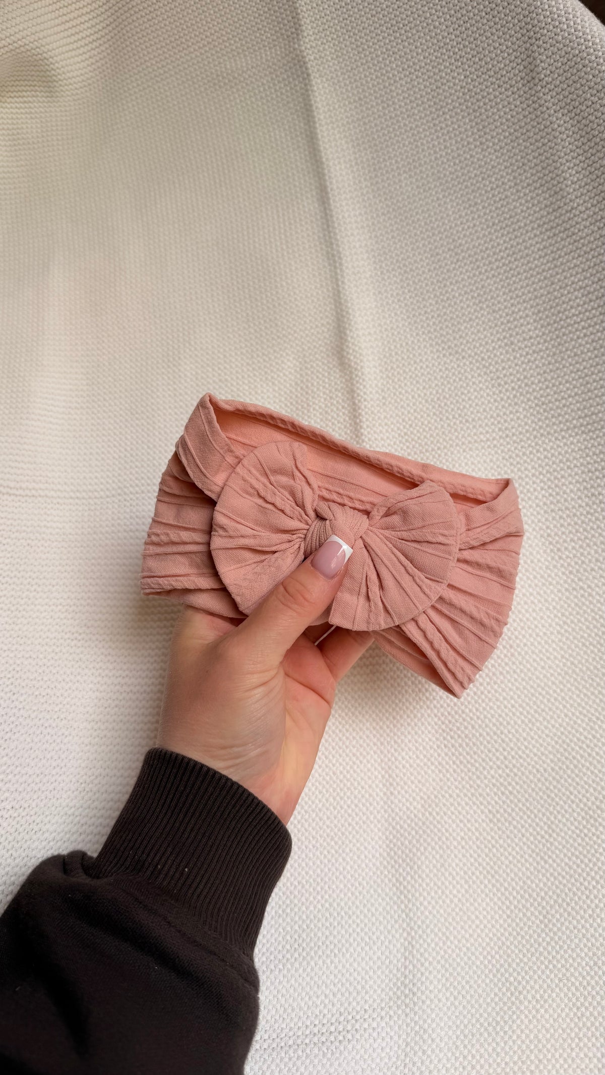 Nude Blush Soft Baby Headband