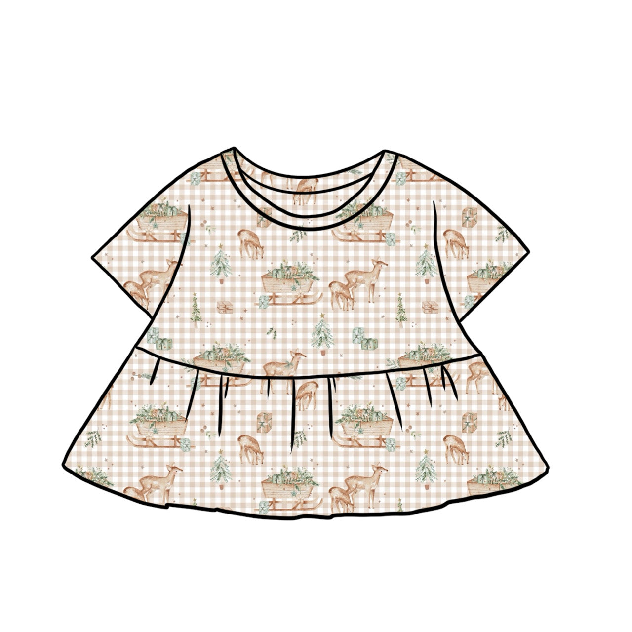 Peplum Tops | Reindeer Games