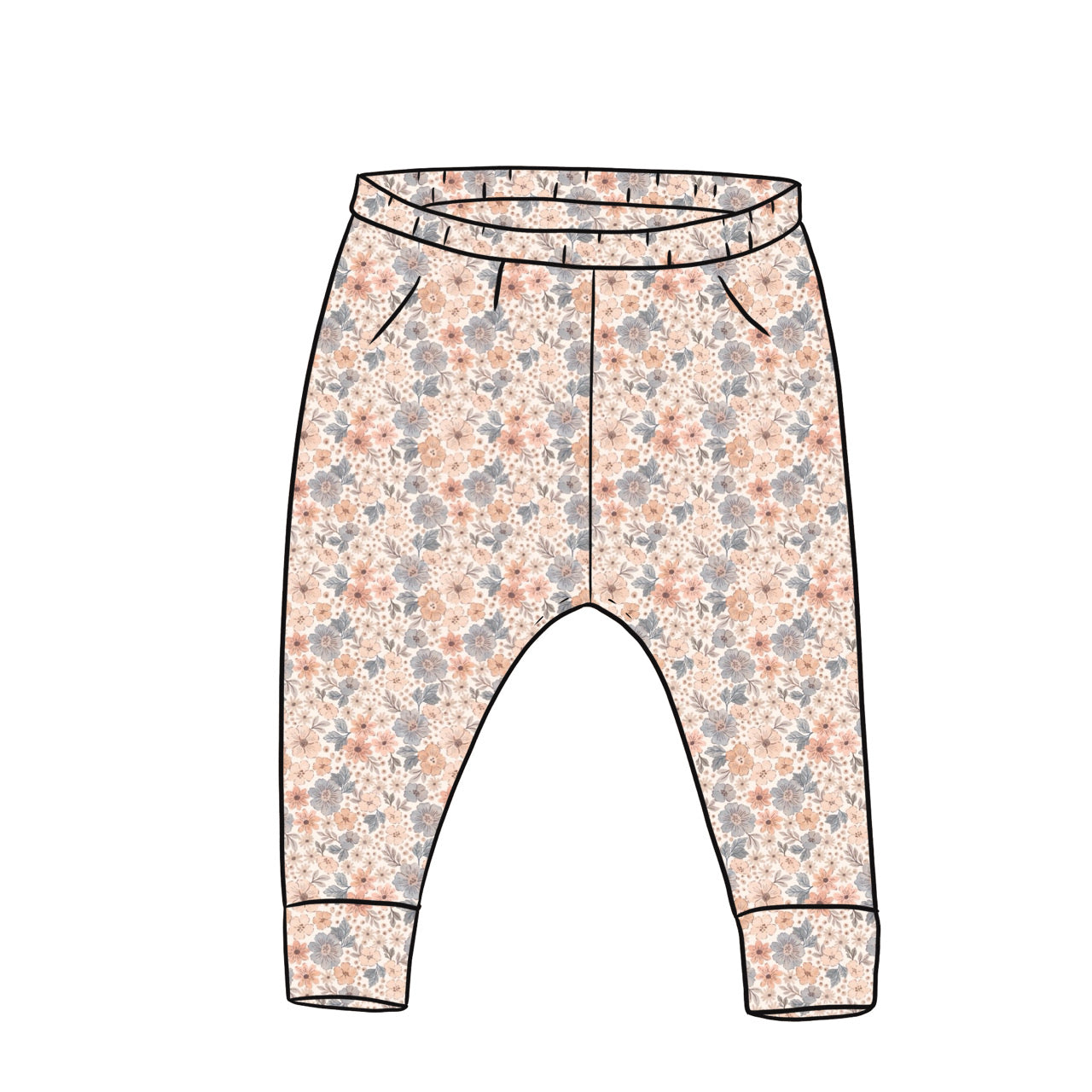 Leggings | Blush Blooms