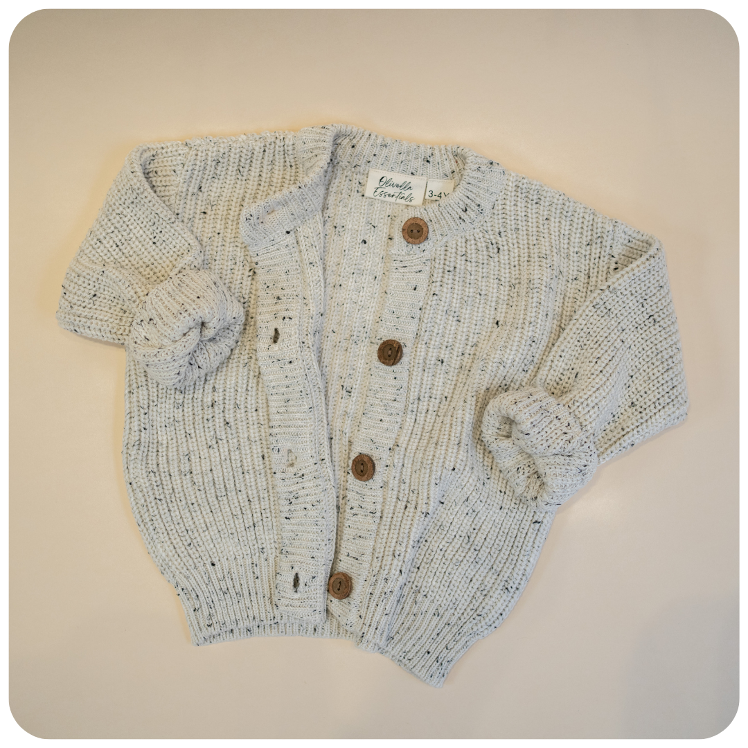 Oatmeal knit cardigan hot sale