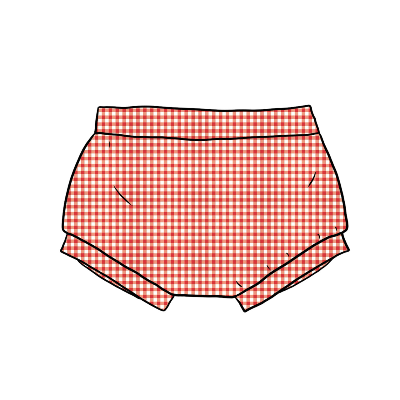 Bummies | Red Gingham