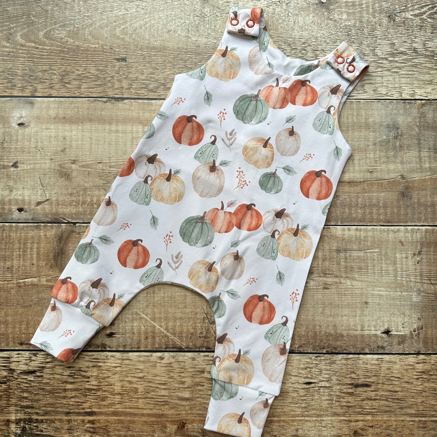 Harem Romper | Pumpkins