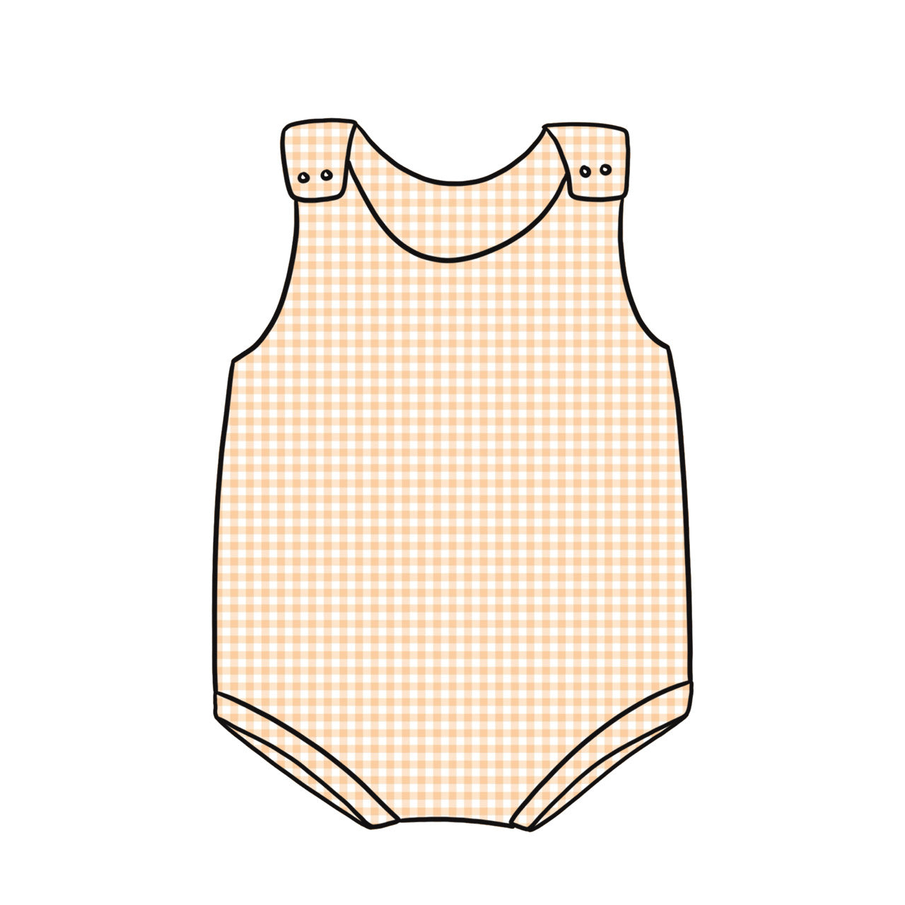 Bummie Romper | Orche Gingham