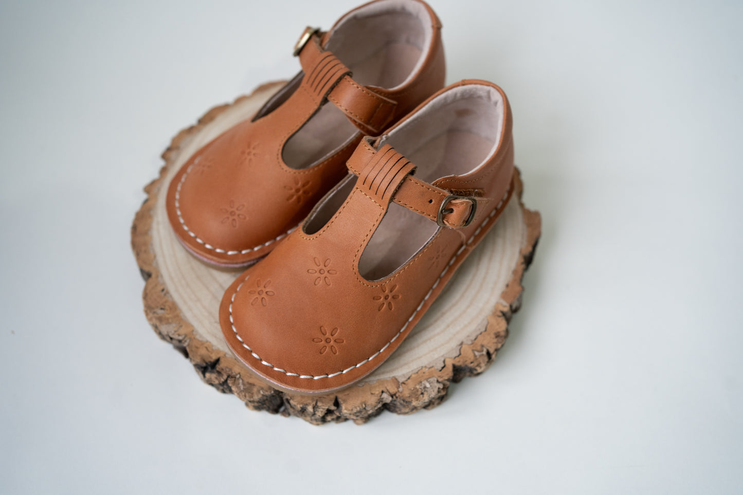 T-bar Shoes | Tan