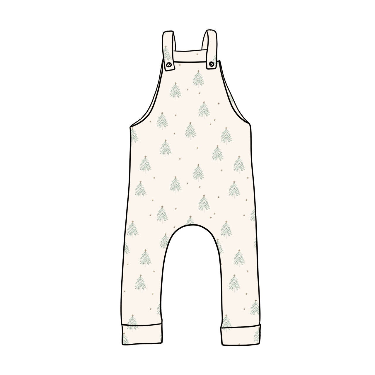 Dungarees | Christmas Trees