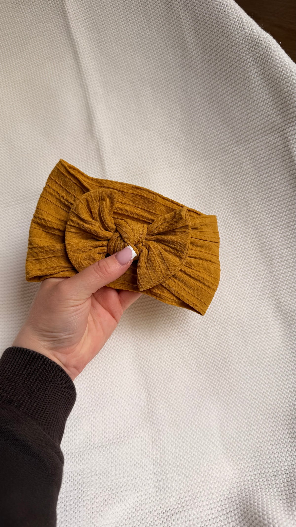 Mustard Soft Baby Headband