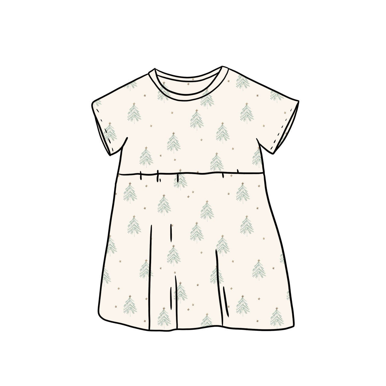 Tunic Dress | Christmas Trees