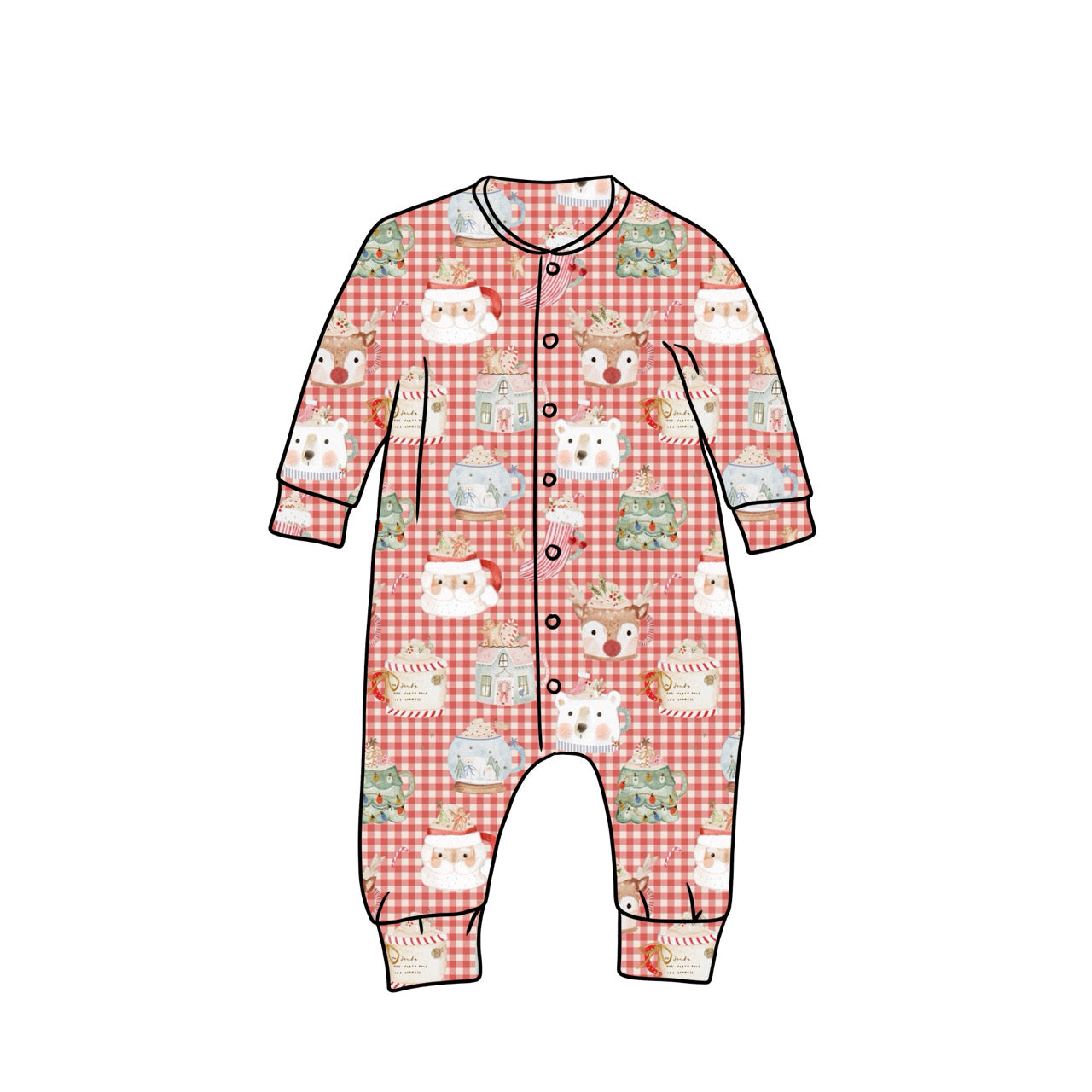 Popperdown Romper | Merry Mugs