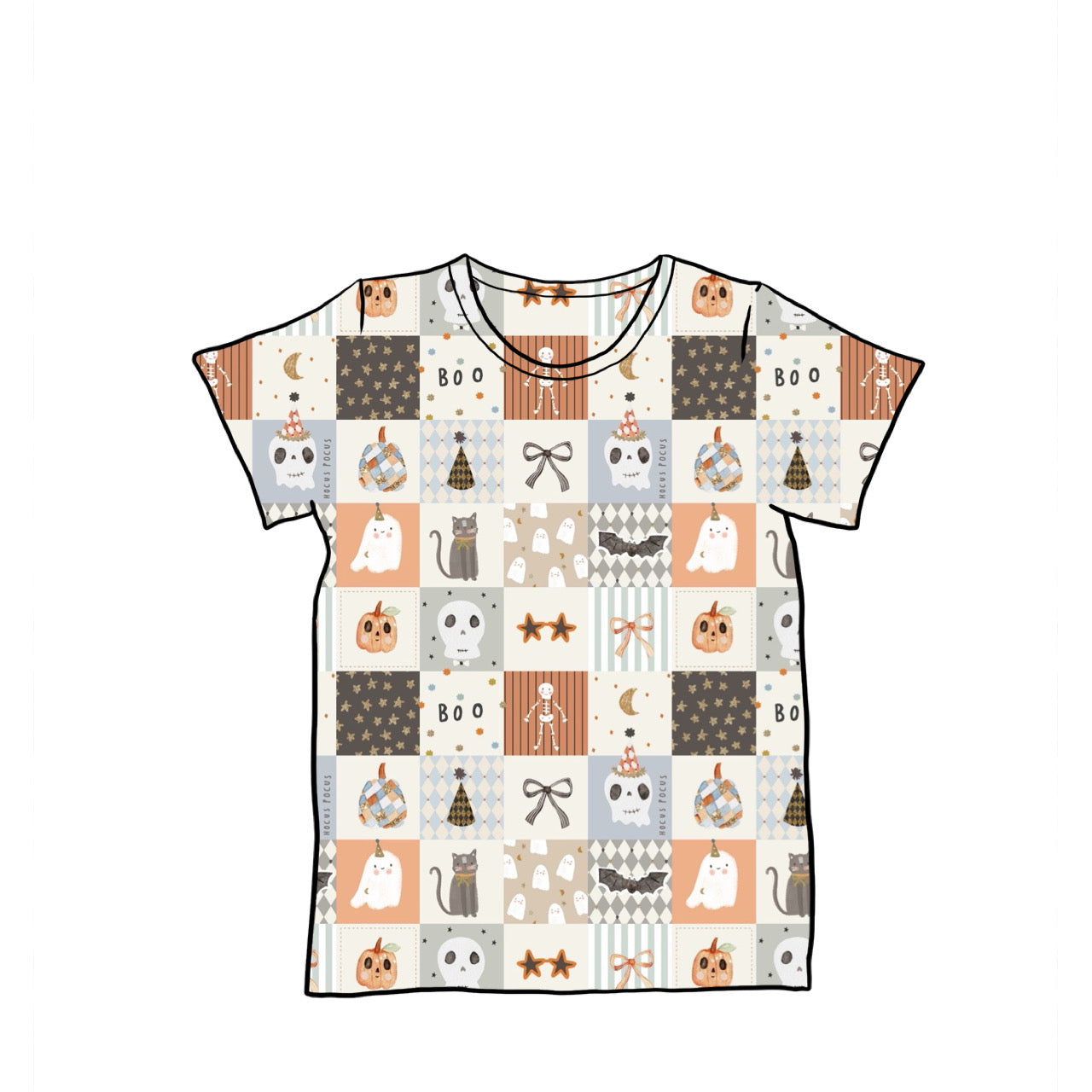 Baggy Tees | Long + Short Sleeve | Patchwork Boo