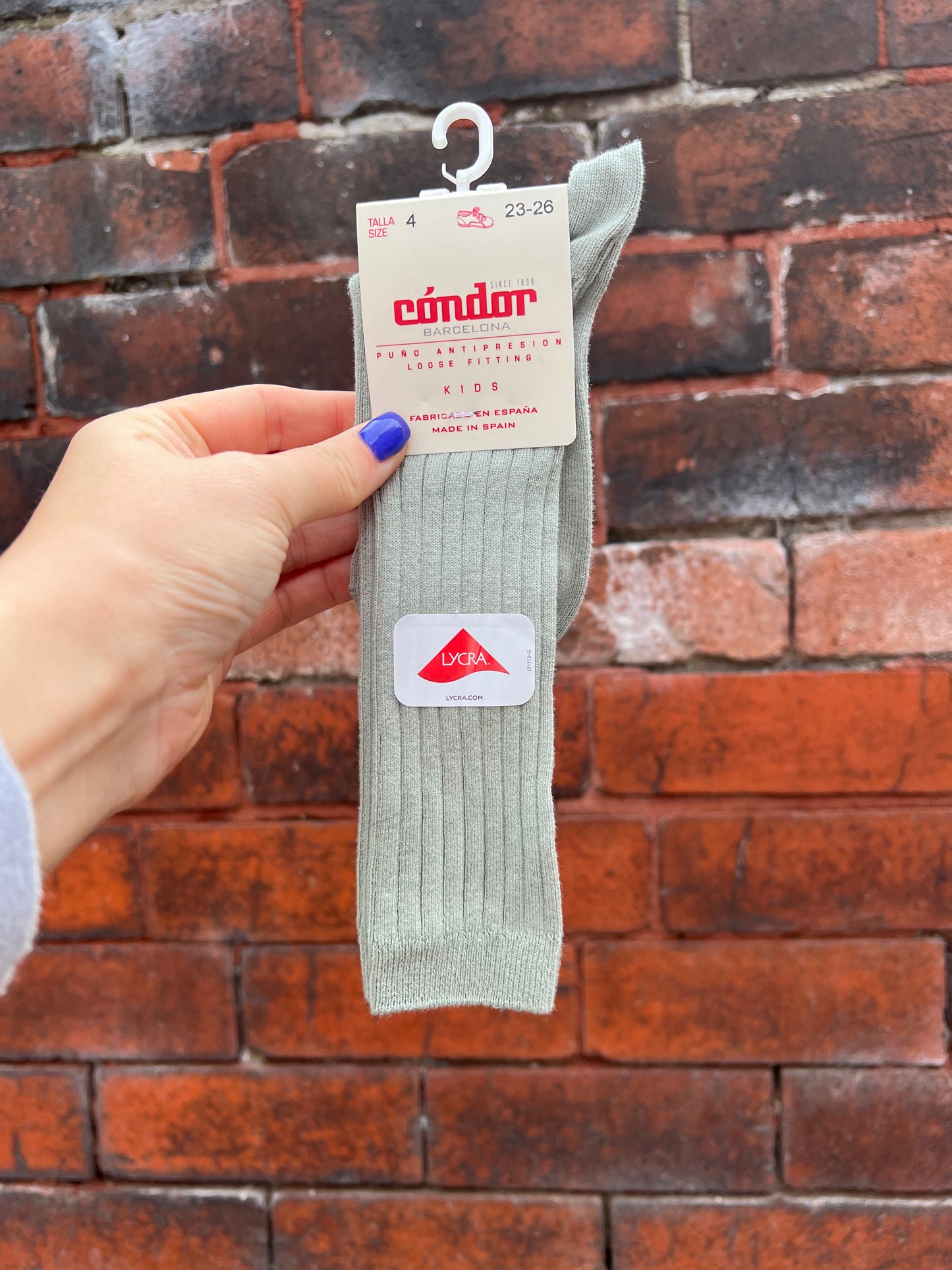 Condor Ribbed Knee Socks - Dry Green