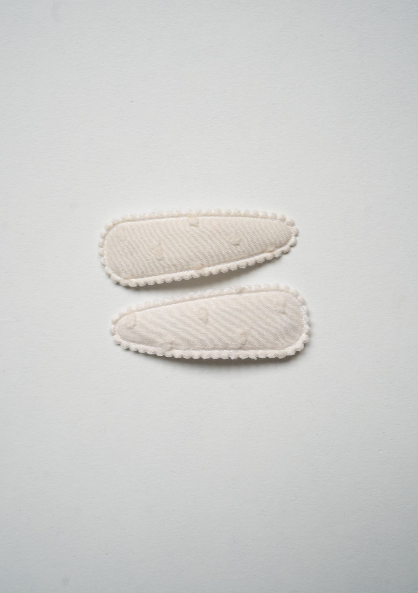Vanilla Dotty Snap Clips | 2-Pack