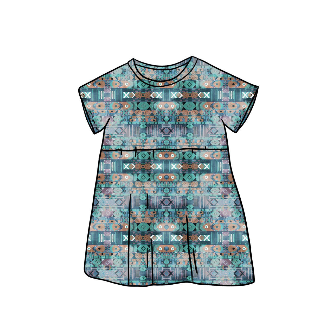 Tunic Dress | Abstract