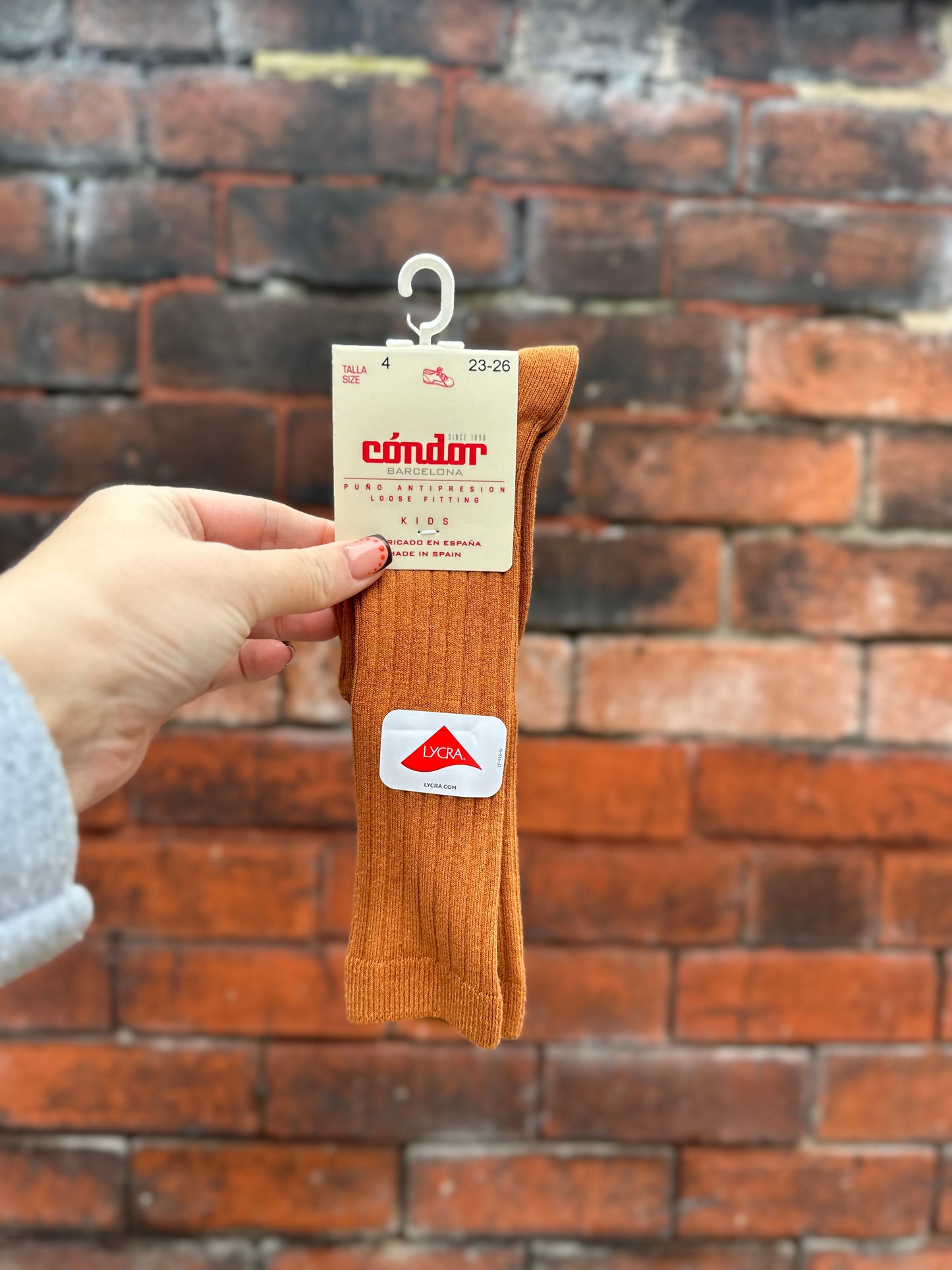 Condor Ribbed Knee Socks - Oxide