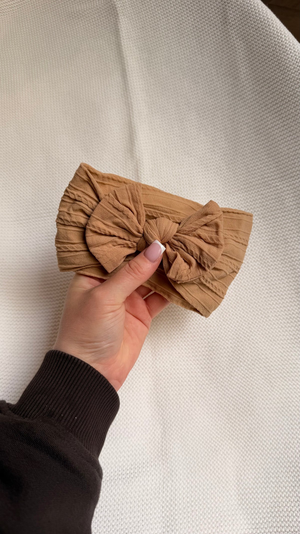 Nude Tan Soft Baby Headband