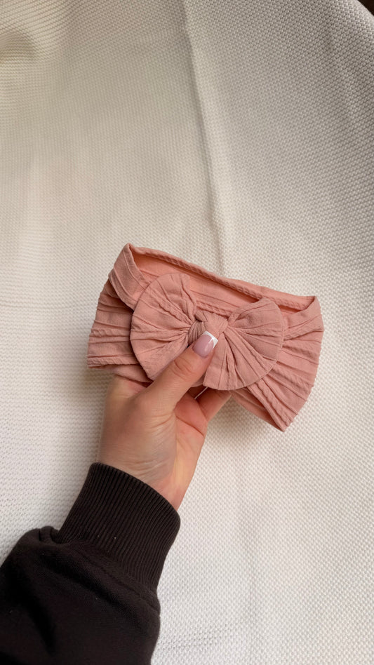 Nude Blush Soft Baby Headband