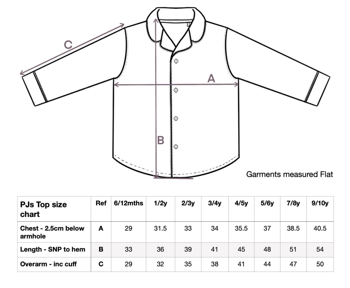 Beige Button Personalised Pj's