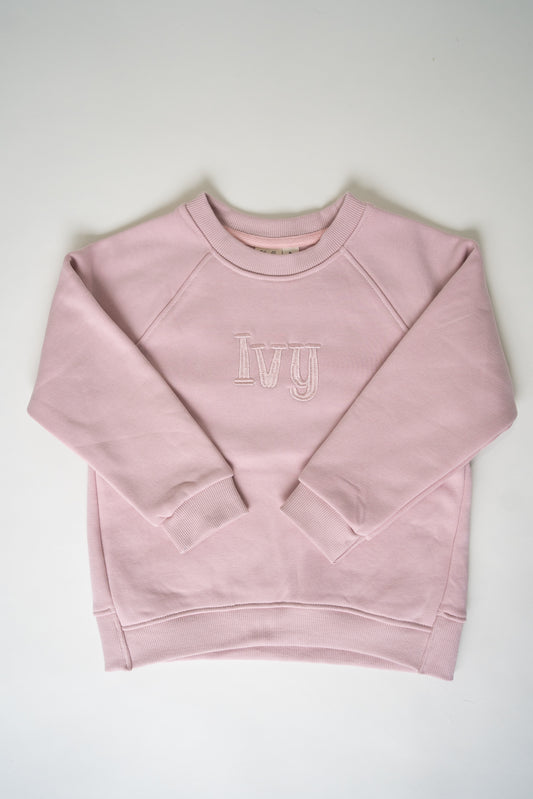 Kids Relaxed Sweatshirt | Candy Floss