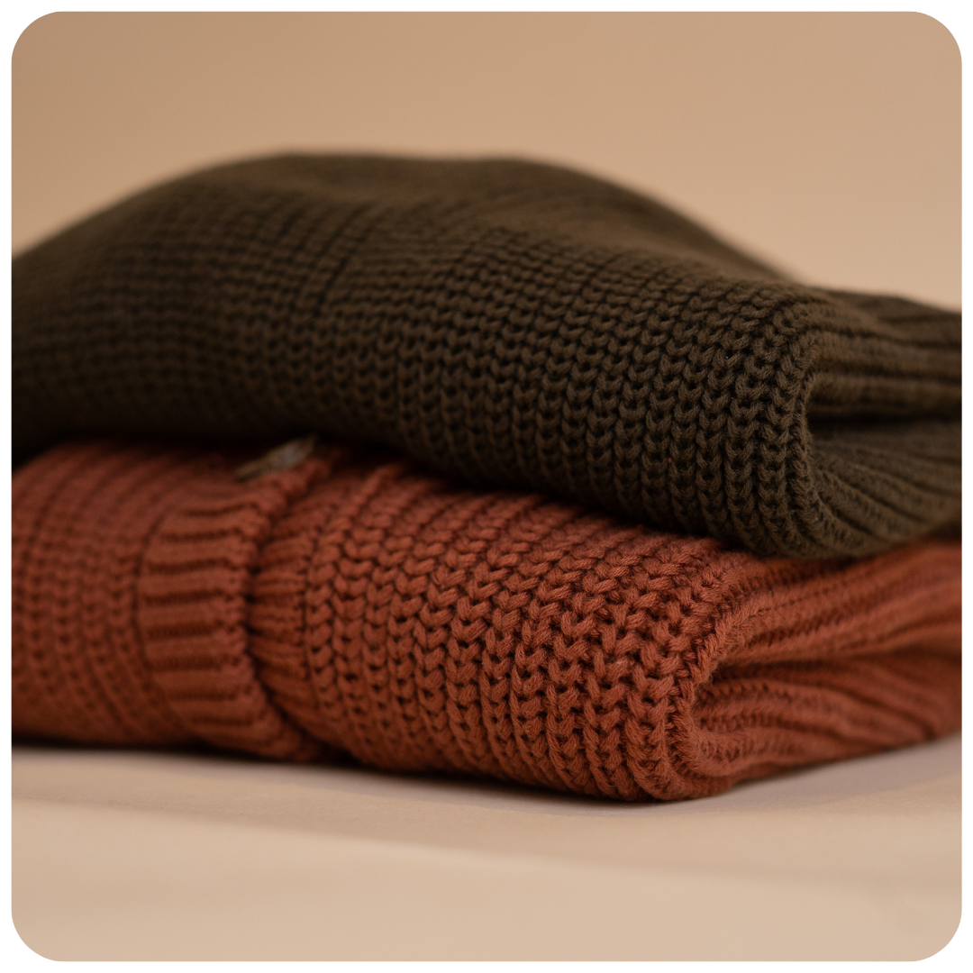 Knit Cardigan | Copper