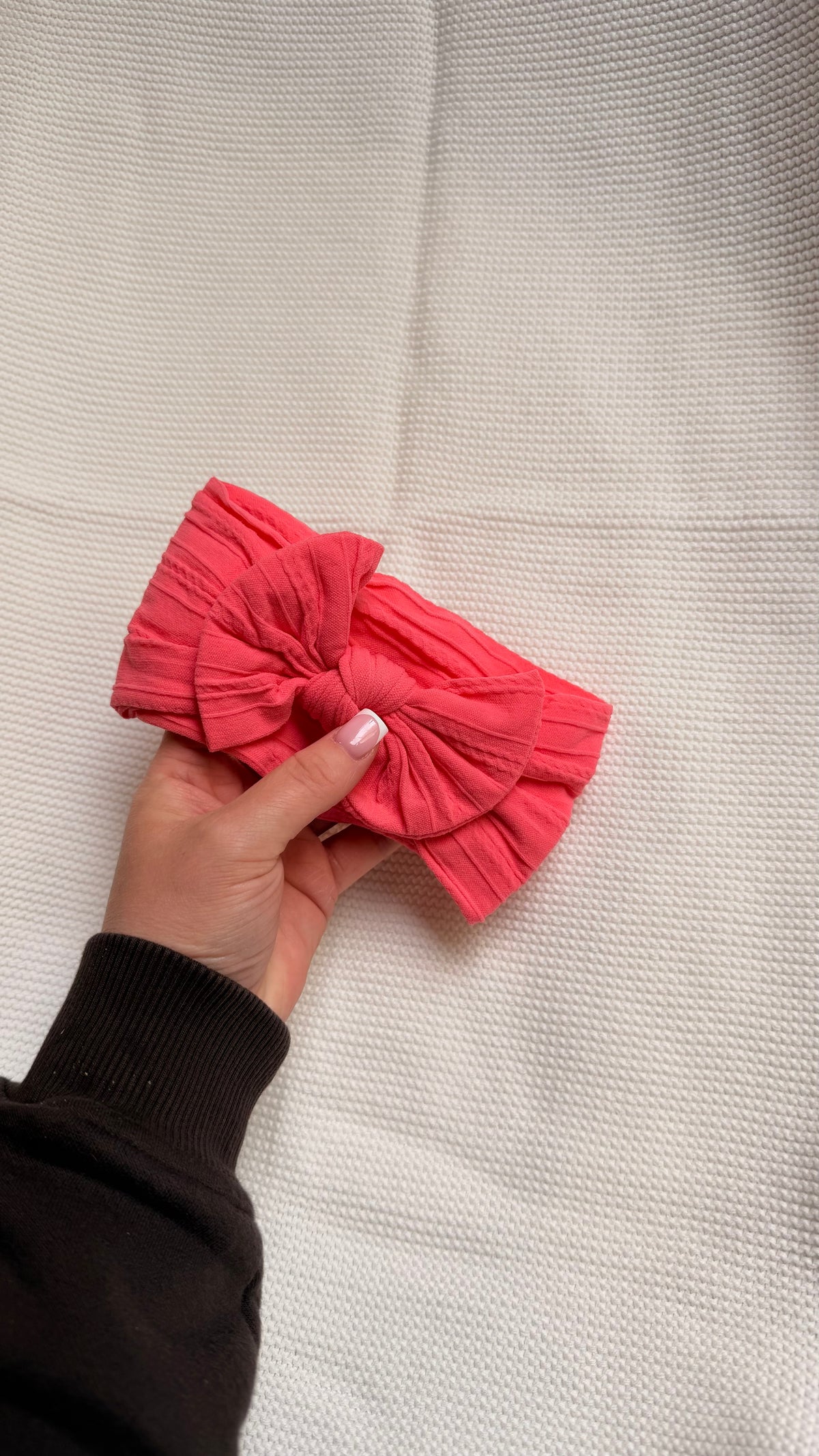 Coral Soft Baby Headband