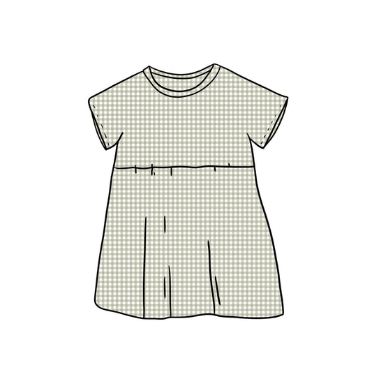 Tunic Dress | Sage Gingham