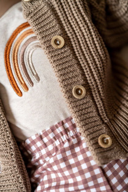 Knit Cardigan | Latte