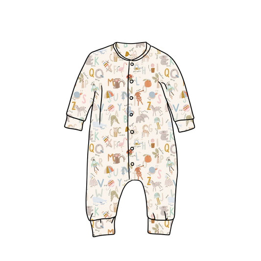 Popperdown Romper | Alphabet Chase