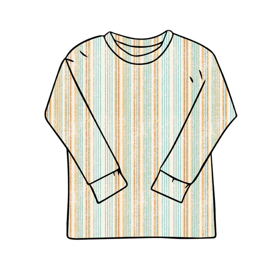 Junior Baggy Tees | Long + Short Sleeve | Summer Stripe