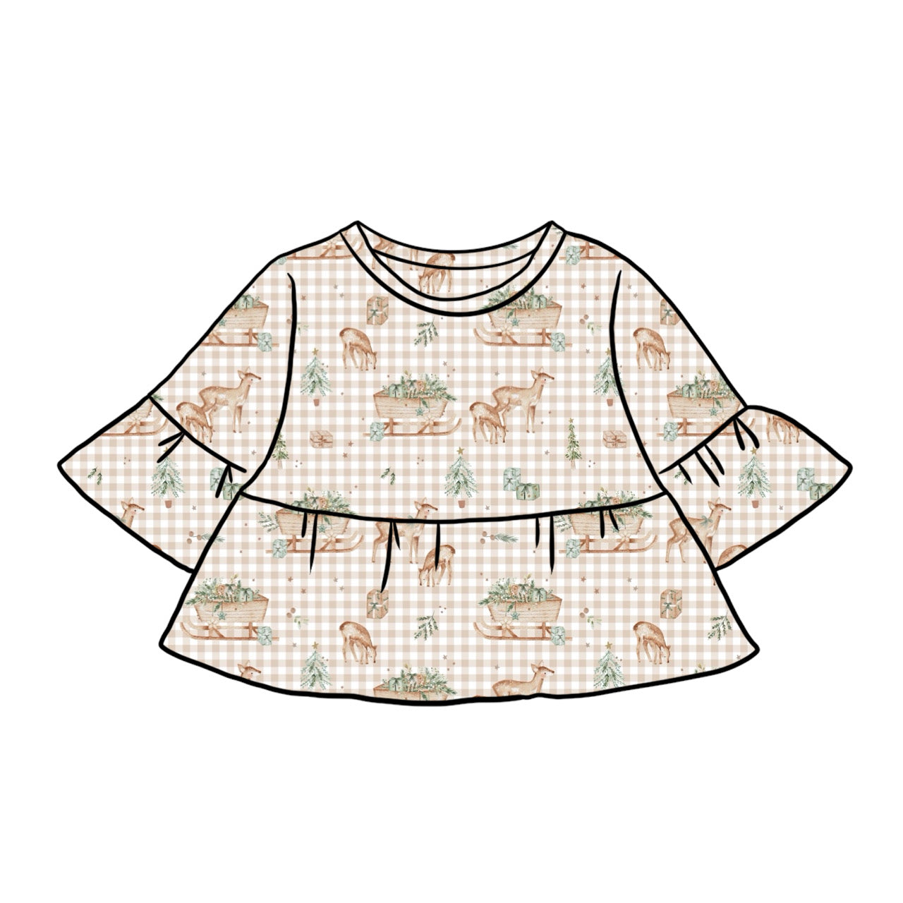 Peplum Tops | Reindeer Games