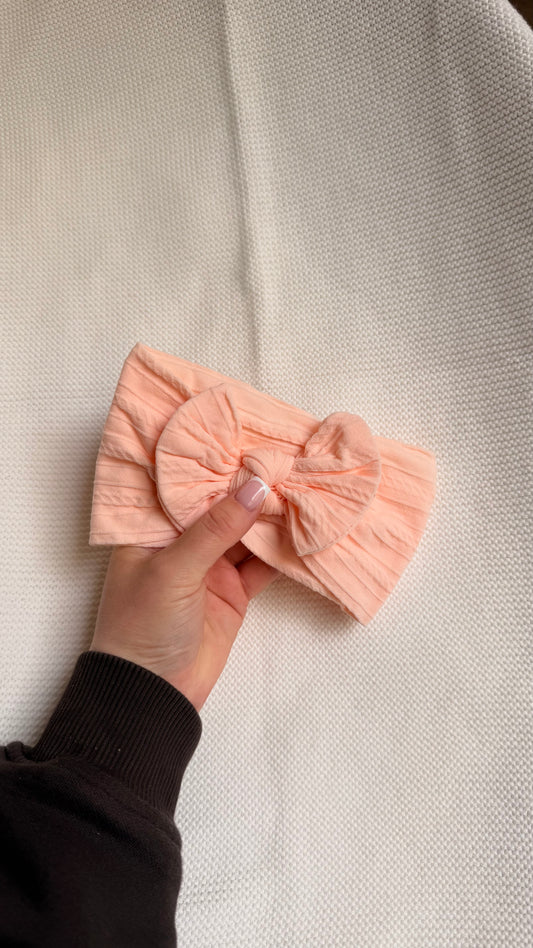 Blush Peach Soft Baby Headband
