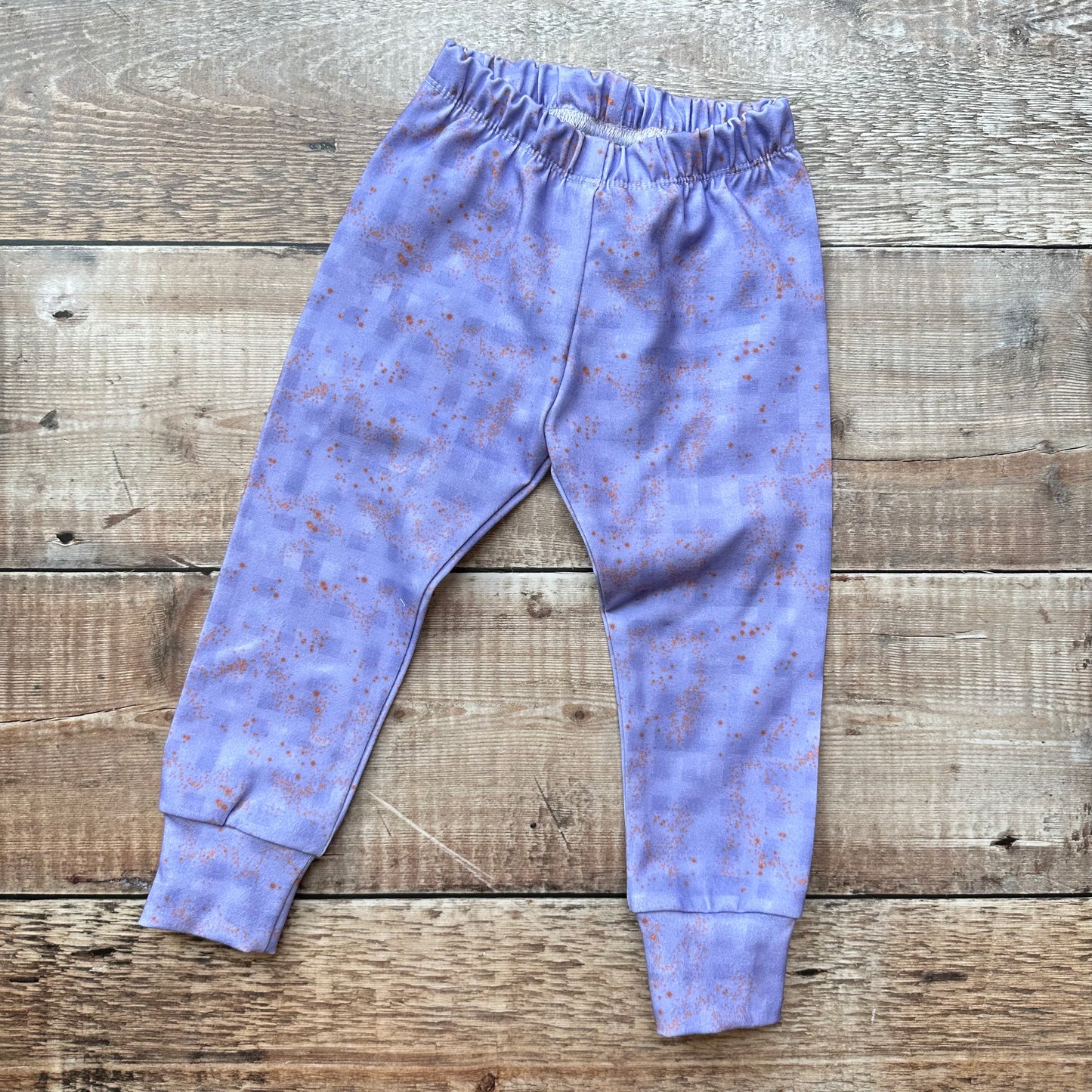 Leggings | Purple Gingham