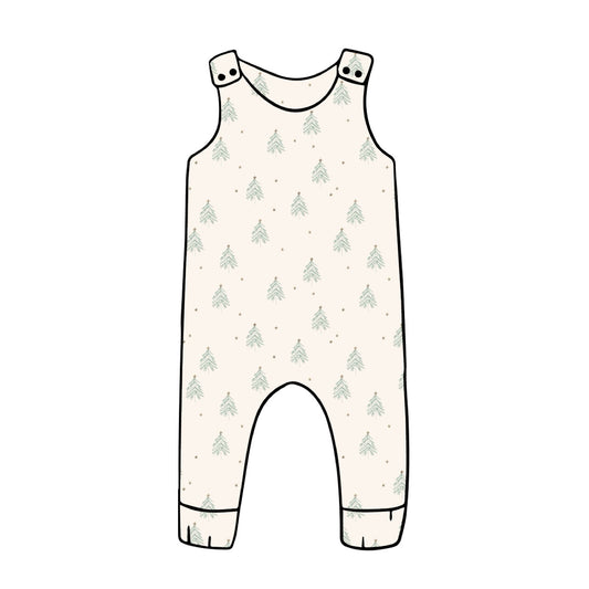 Harem Romper | Christmas Trees