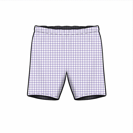Shorts | Lilac Gingham