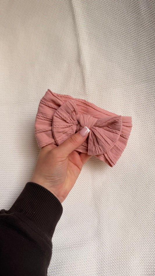 Dusty Rose Soft Baby Headband