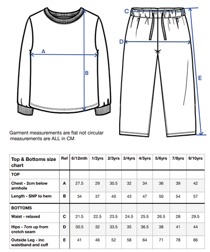 Beige Check Personalised Pj's