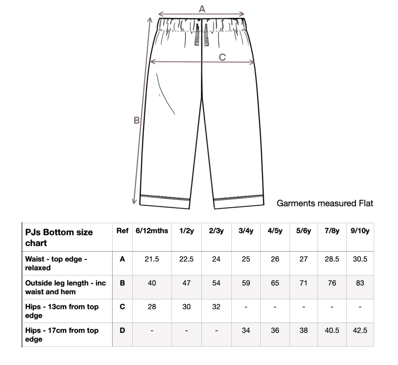 Beige Button Personalised Pj's