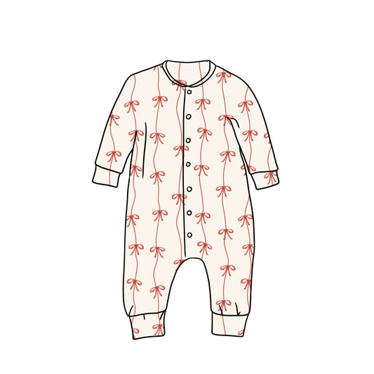 Popperdown Romper | Beautiful Bows