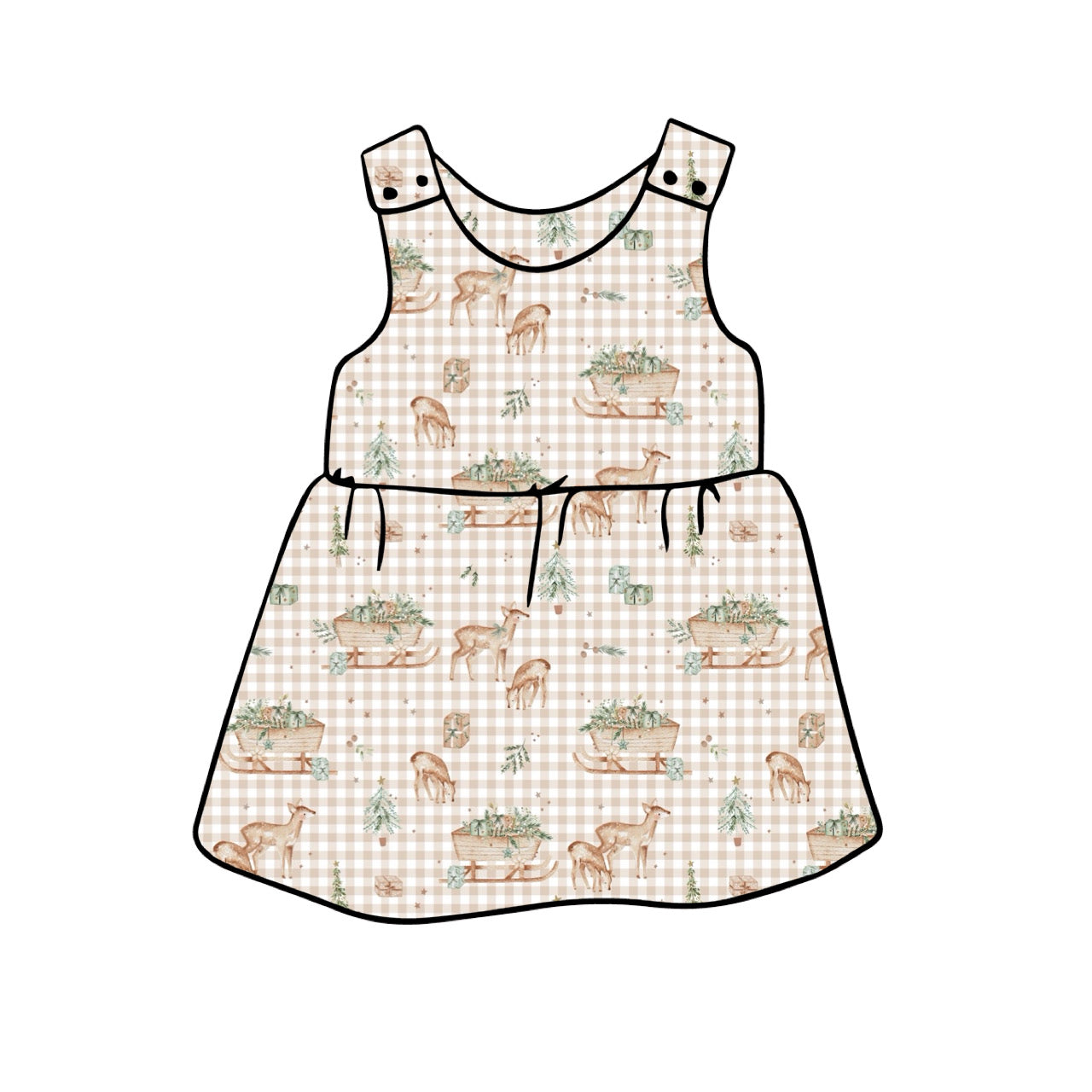 Pinny Dress | Reindeer Games