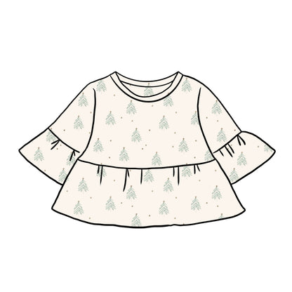 Peplum Tops | Christmas Trees