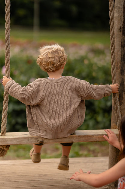 Knit Cardigan | Latte