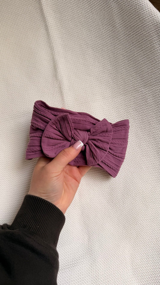 Plum Soft Baby Headband