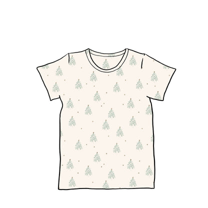 Baggy Tees | Long + Short Sleeve | Christmas Trees