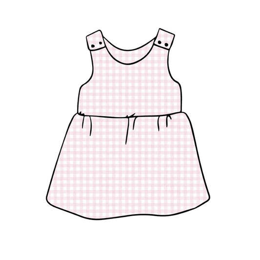 Pinny Dress | Pink Gingham