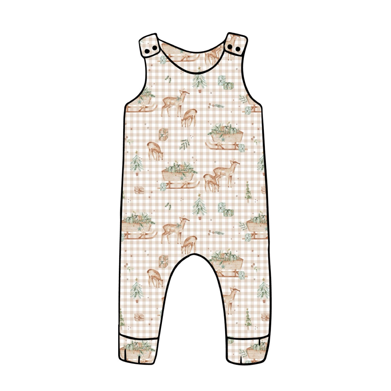 Harem Romper | Reindeer Games