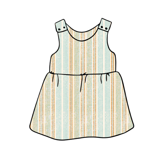 Pinny Dress | Summer Stripe