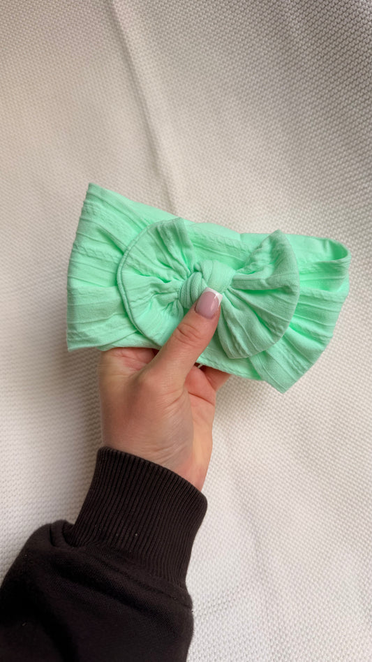 Mint Soft Baby Headband