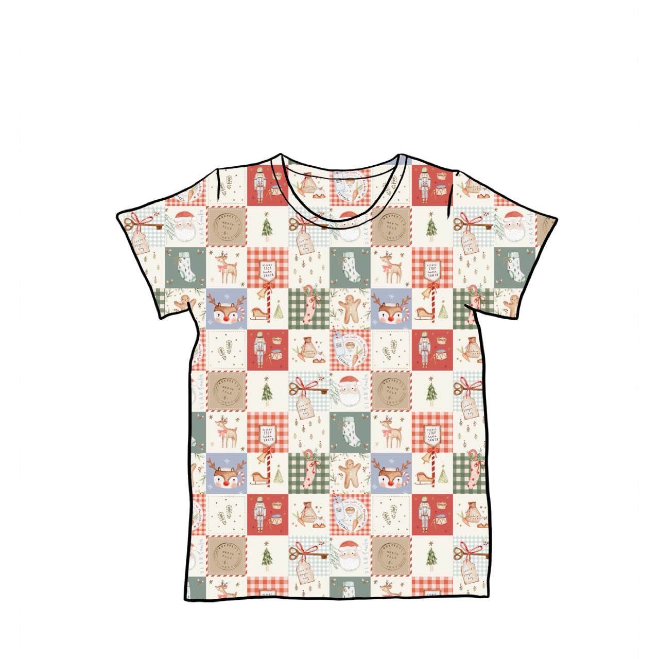 Junior Baggy Tees | Long + Short Sleeve | Jolly Patchwork