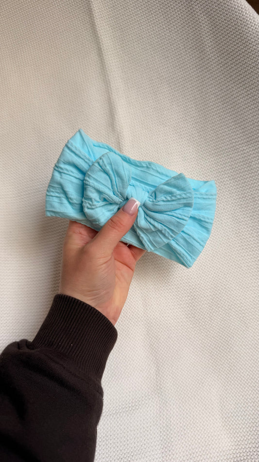 Sky Blue Soft Baby Headband