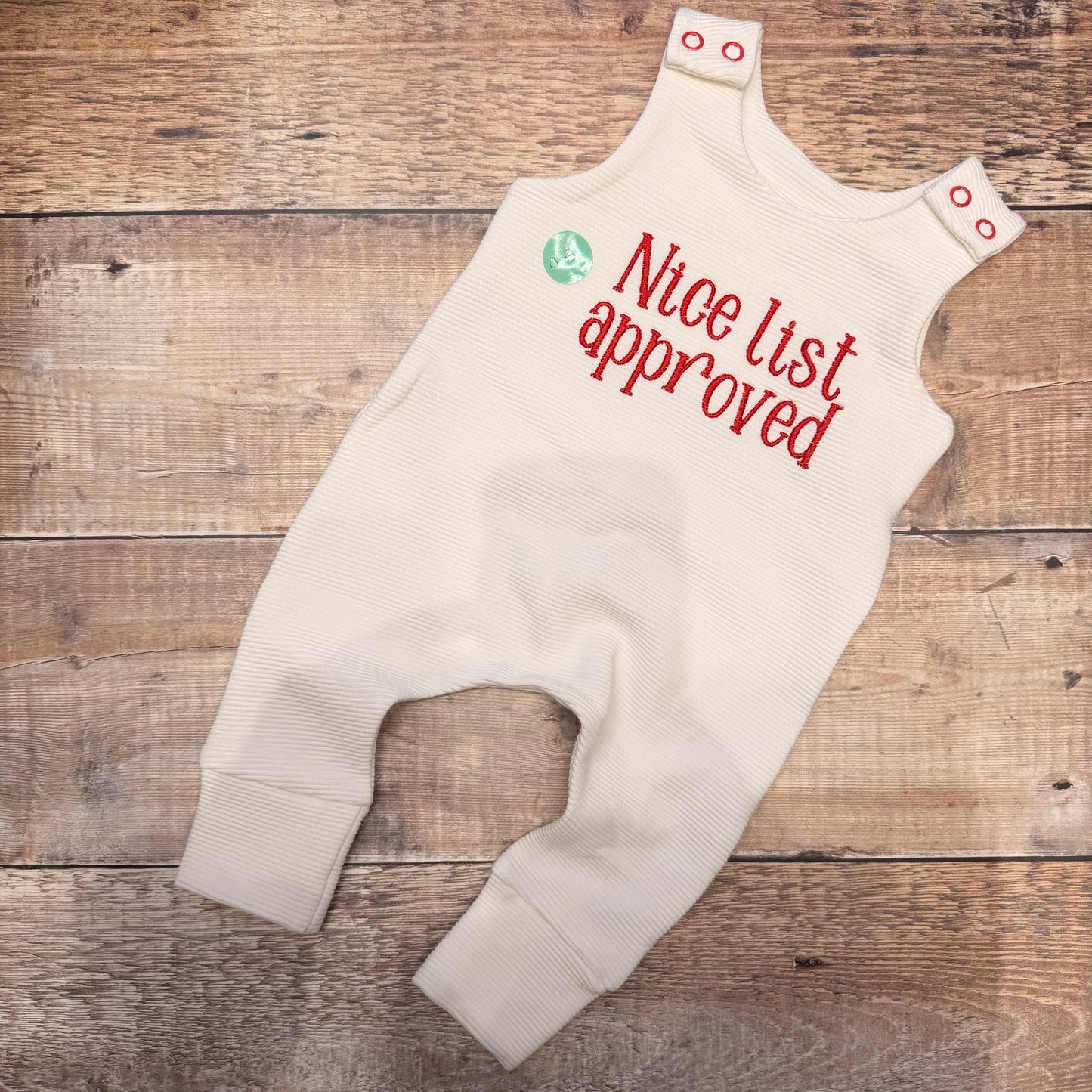 Nice List Harem Romper | Ecru