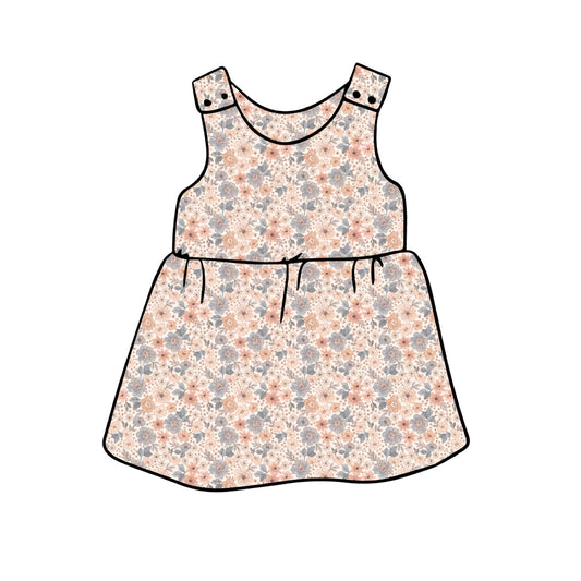 Pinny Dress | Blush Blooms