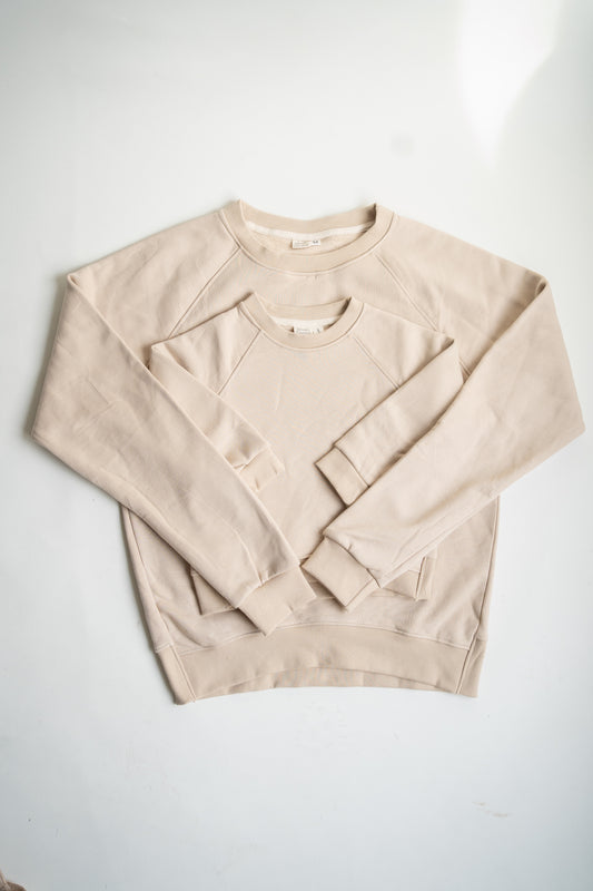 Relaxed Sweatshirt Adult | Crème Brûlée